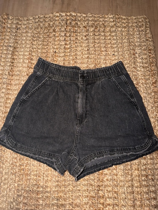 American Eagle Outfitters Pants - American Eagle Outfitters Black High-Waist Denim Shorts